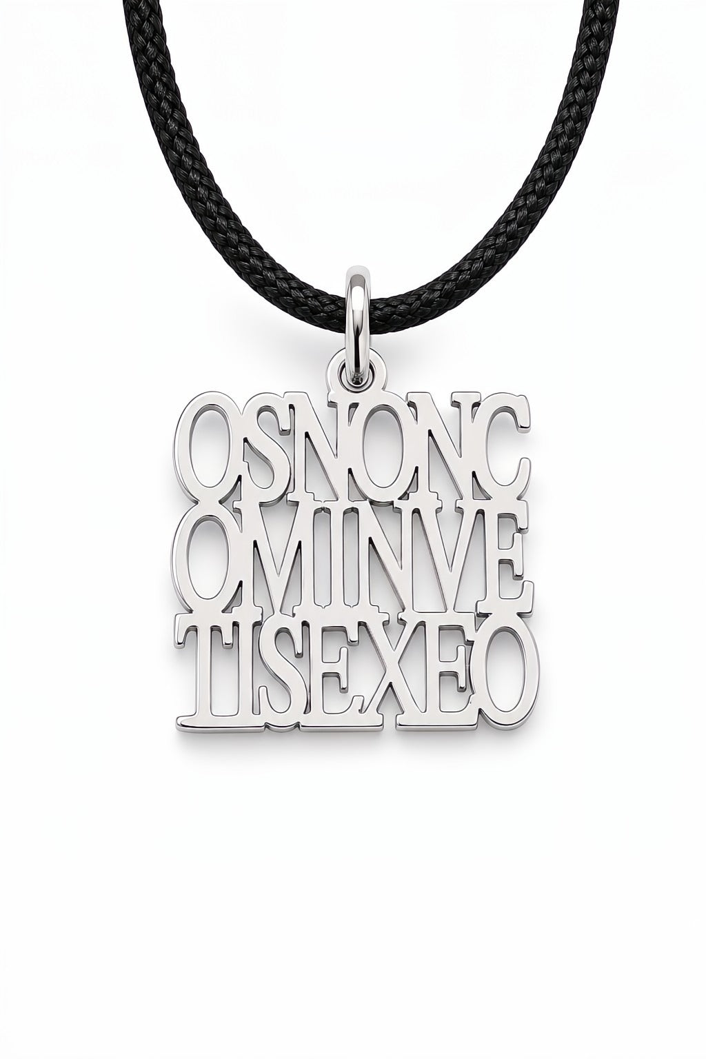 Colgante de Plata 925 · OS NON COMMINUETIS EX EO — Protección y Fortaleza