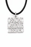 Colgante de Plata 925 · OS NON COMMINUETIS EX EO — Protección y Fortaleza