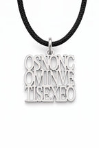 Colgante de Plata 925 · OS NON COMMINUETIS EX EO — Protección y Fortaleza