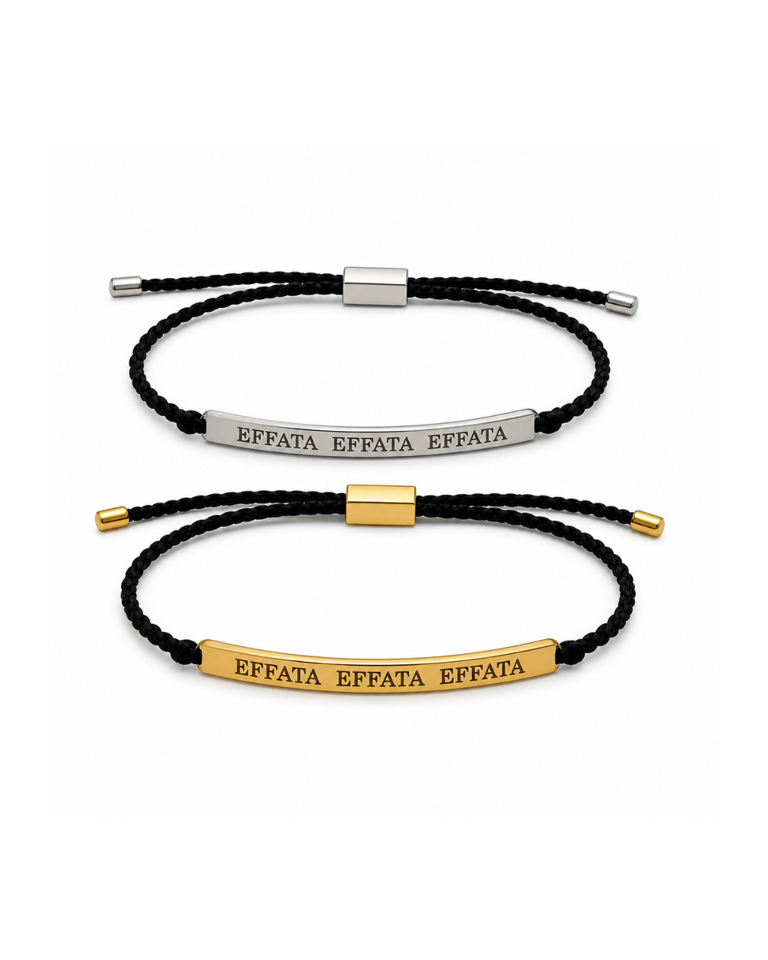 Pulsera EFFATA · Acero Inoxidable Grabado
