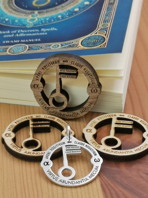 SPECIAL EDITION - THE CELESTIAL KEY - BOOK + SILVER TALISMAN + 3 TALISMANS