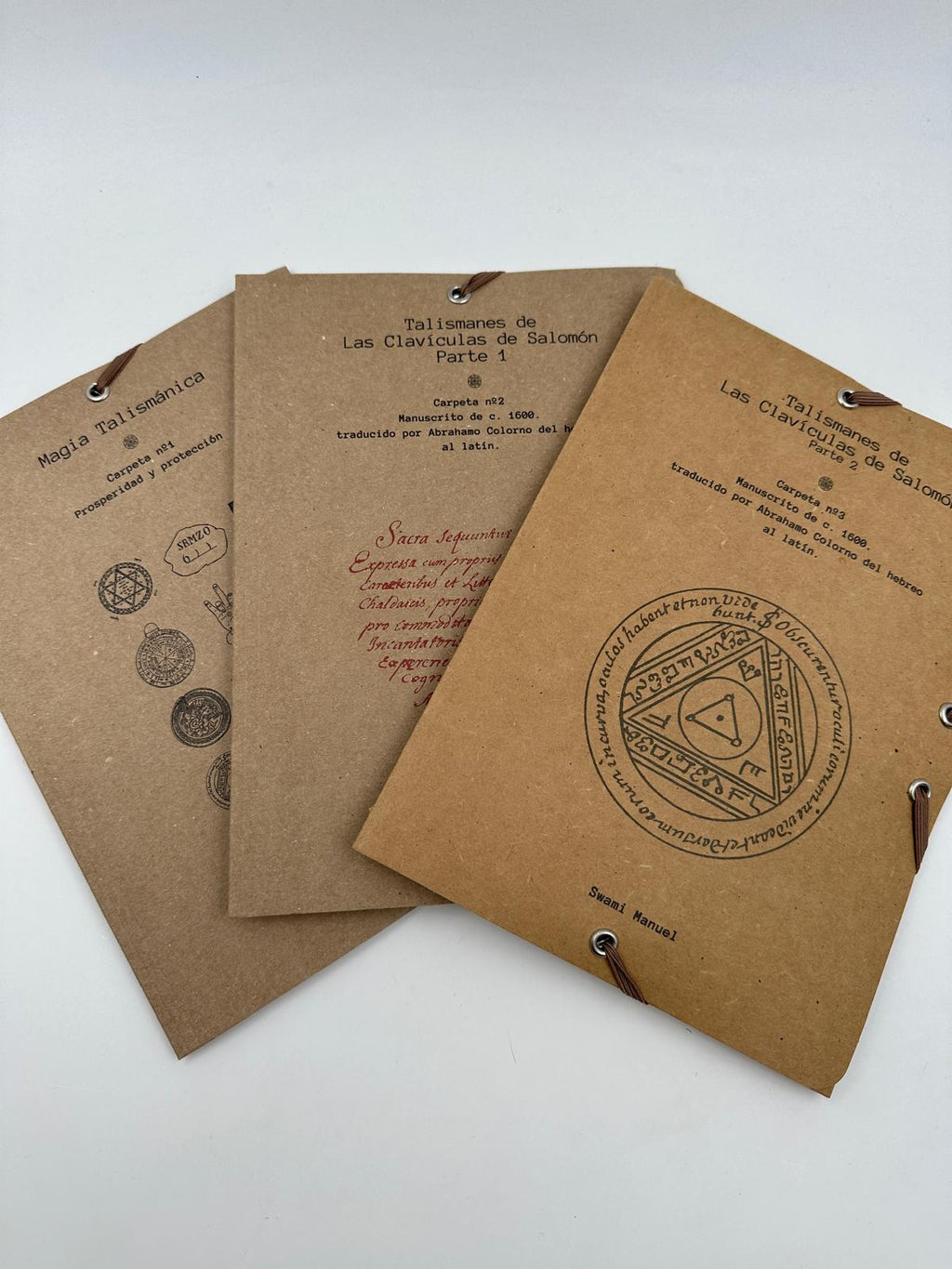 FOLDER #3 - TALISMANIC MAGIC - 22 TALISMANS FROM THE KEYS OF SOLOMON