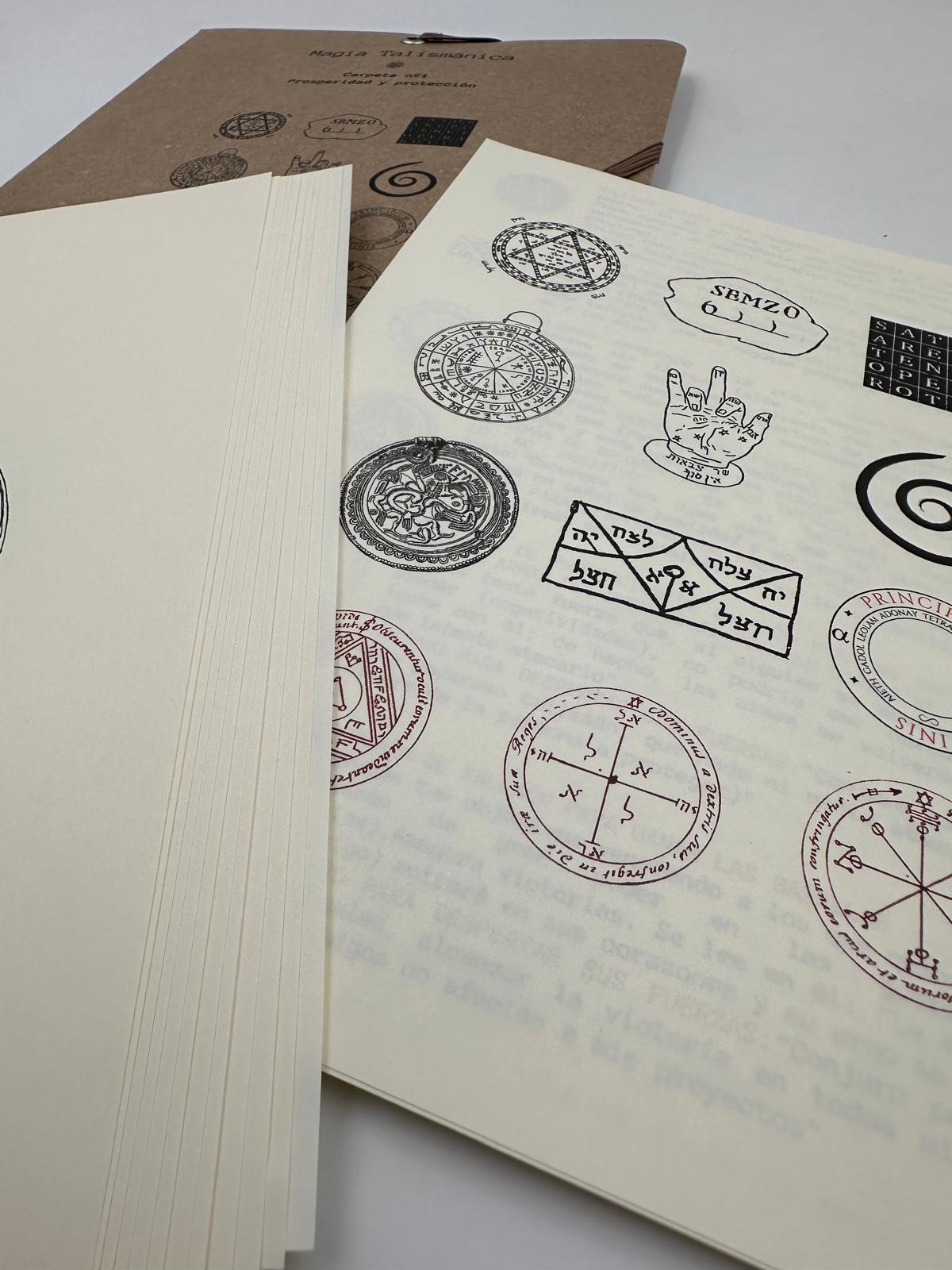FOLDER #1 - TALISMANIC MAGIC - 12 TALISMANS OF PROSPERITY AND PROTECTION