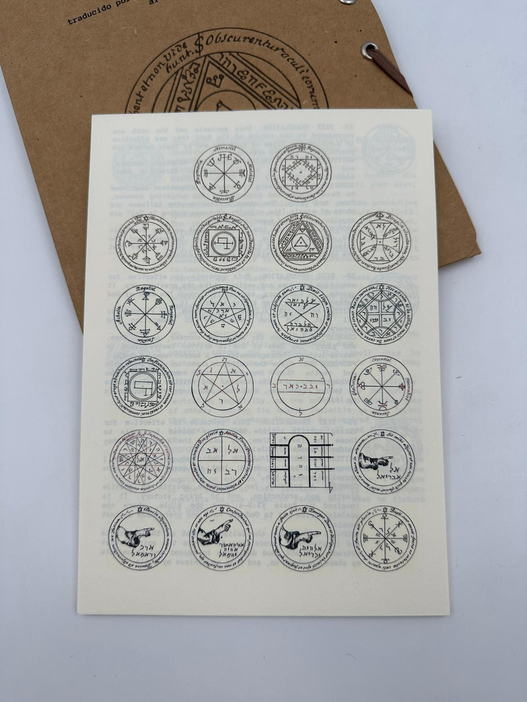FOLDER #3 - TALISMANIC MAGIC - 22 TALISMANS FROM THE KEYS OF SOLOMON