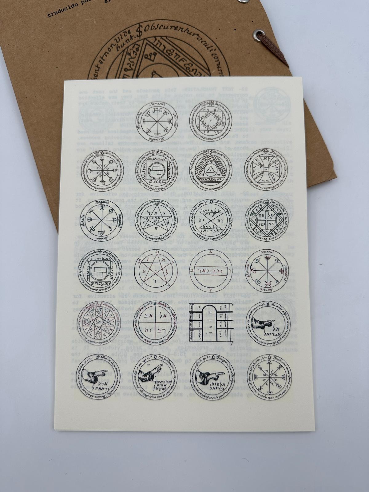 FOLDER #3 - TALISMANIC MAGIC - 22 TALISMANS FROM THE KEYS OF SOLOMON