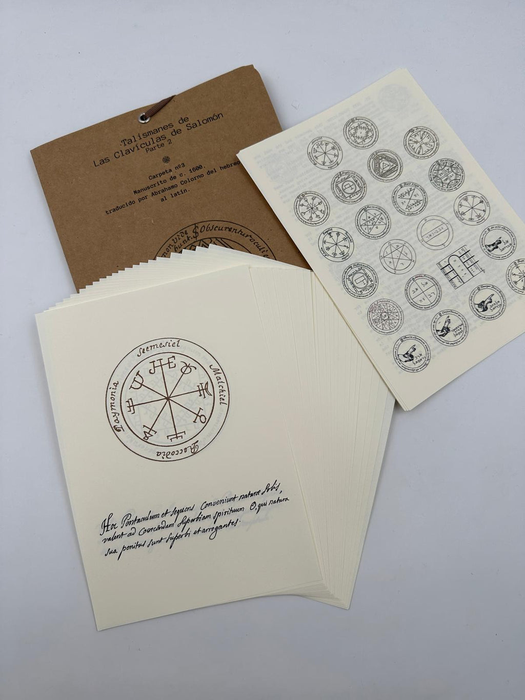 FOLDER #3 - TALISMANIC MAGIC - 22 TALISMANS FROM THE KEYS OF SOLOMON
