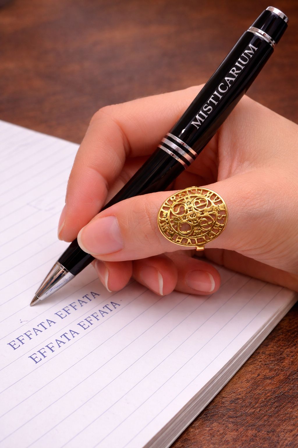 Saint Benedict Cross Talisman Ring