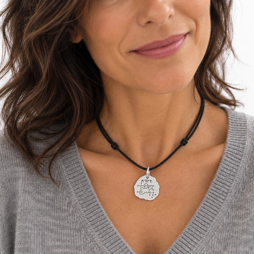 Monaschim Silver Pendant · Balance and Harmony