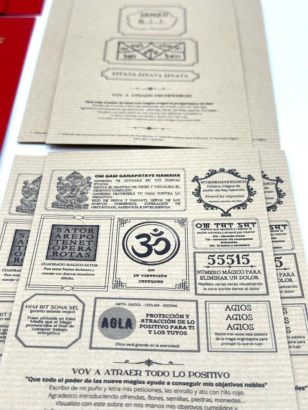 ASSORTMENT OF 30 REQUEST ENVELOPES - RITUAL MAGIC - ABUNDANCE, HEALTH, LOVE, PROTECTION