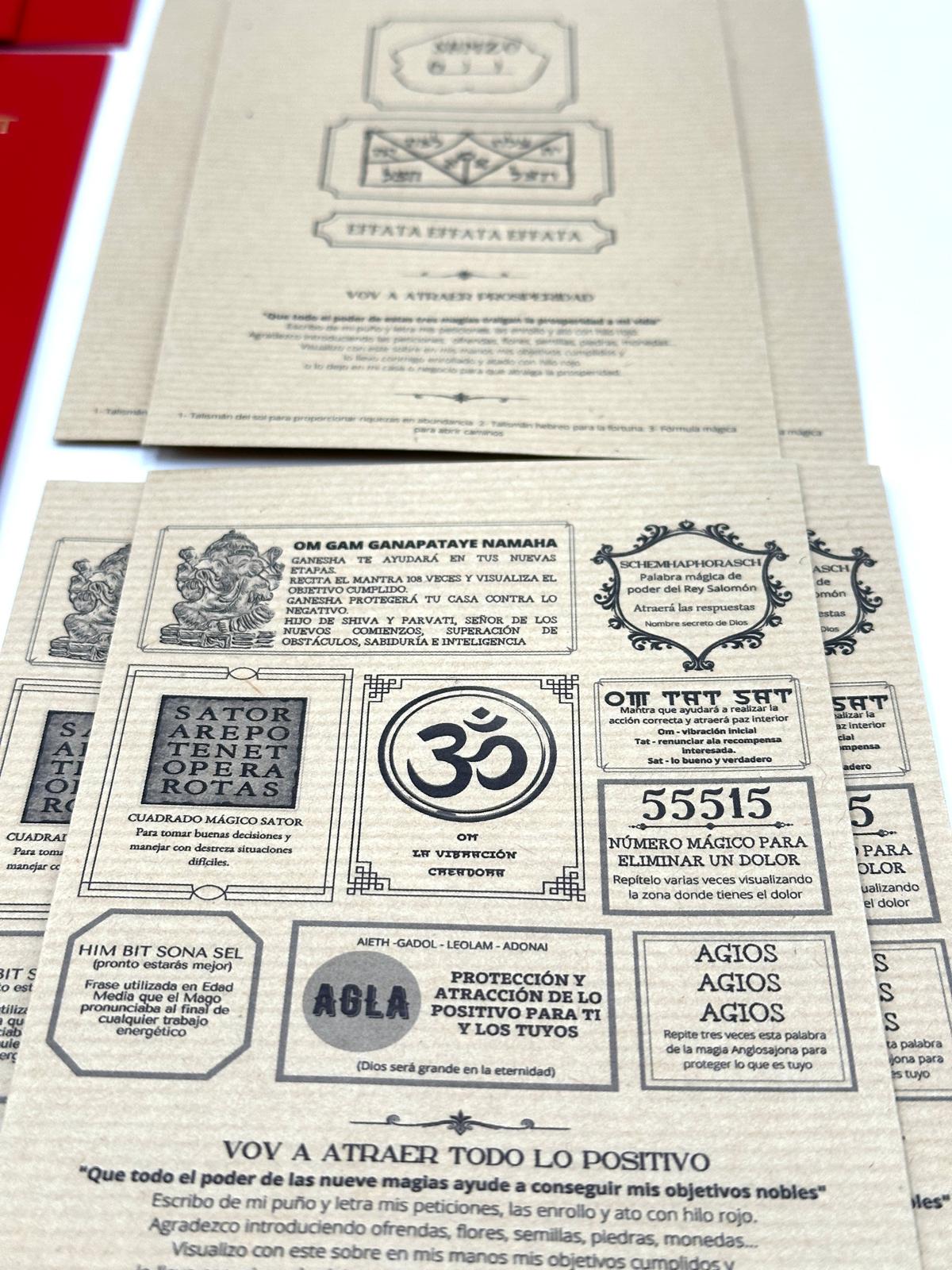 ASSORTMENT OF 30 REQUEST ENVELOPES - RITUAL MAGIC - ABUNDANCE, HEALTH, LOVE, PROTECTION
