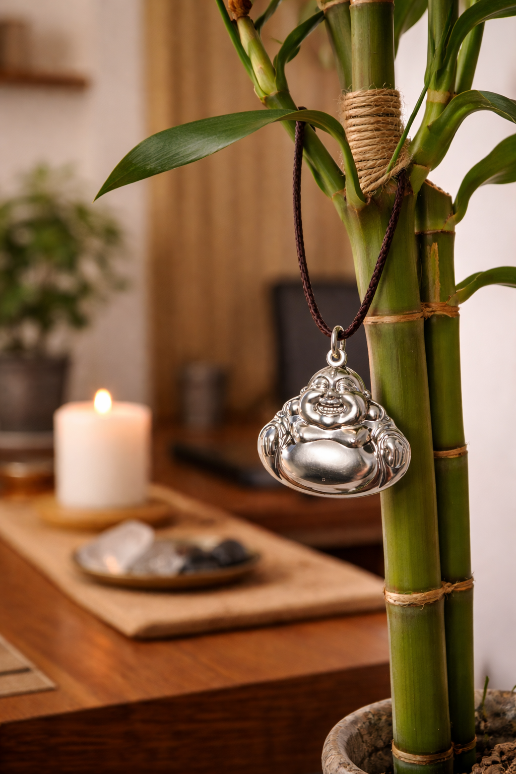 HOTEI - SILVER Talisman - Abundance and Joy